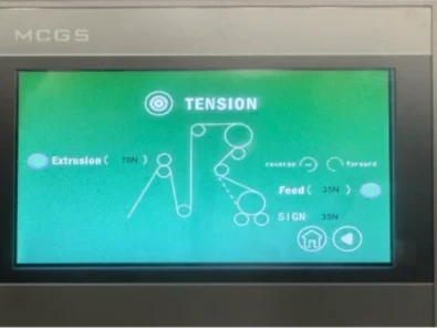 Double Fabric Tension Control System